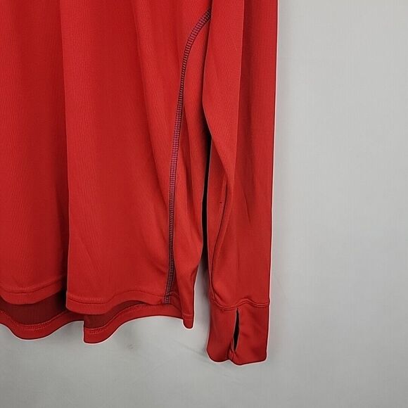 Greenlayer Sports Base Layer Mens 2XL Red Bamboo Blend 1/4 Zip Performance Shirt - Picture 6 of 12